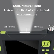 Практичная Ушная ложка бороскоп 8 мм ручной эндоскоп ABS Портативный микроскоп визуальный эндоскоп прочный эндоскоп водонепроницаемый