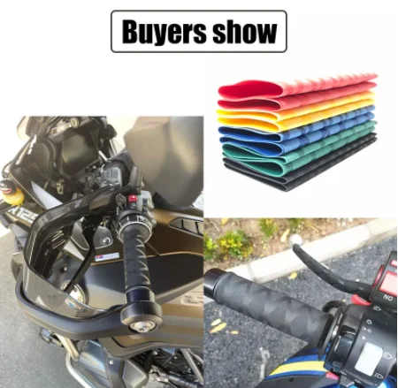 For BMW R1250GS R1200GS LC ADV F750GS F850GS F900R Motorcycle Universal Heat Shrinkable Grip Cover Non-slip Rubber Grip Glove