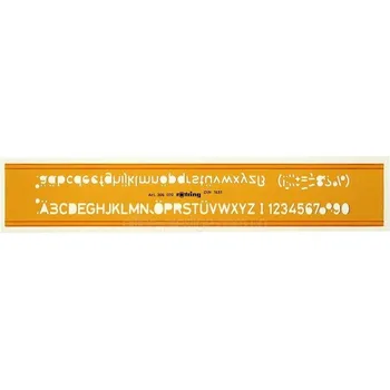 

N-profile letter stencil, lettering height 3.0mm plastic