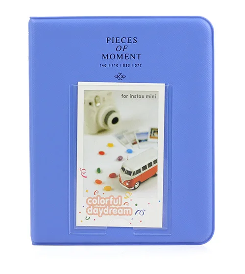 color 1 64 кармана 3 дюйма мини-пленка фотоальбом книга для Fujifilm Instax Mini 9 8 7s 70 25 90 мгновенная камера пленка кредитный держатель для карт - Цвет: color 1