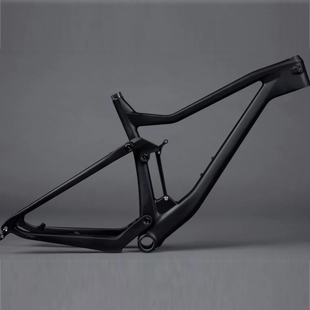 Best T700 Full Carbon Mtb Carbon Frame 29er BB92 160mm Rotor Disc Brake MTB Full Suspensionfull Frame Boost FM258-B telaio bici 2