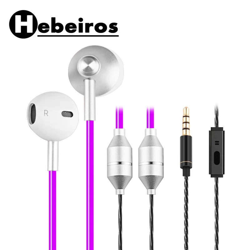 black cable Здоровые противорадиационные наушники-вкладыши для iphone/samsung Air Tube technology стерео музыка металлическая гарнитура 3,5 мм для huawei xiaomi - Color: black cable