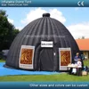 7m Black Inflatable Dome Tent For Outdoor Events Party Igloo Tent Cover Large Marquee Advertising Promotion Air Roof 1