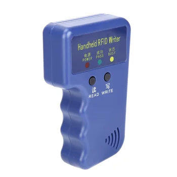 

Handheld 125KHz RFID Copier EM4100 ID Card Reader Writer Programmer Duplicator Rewritable ID Keyfobs Tags Card