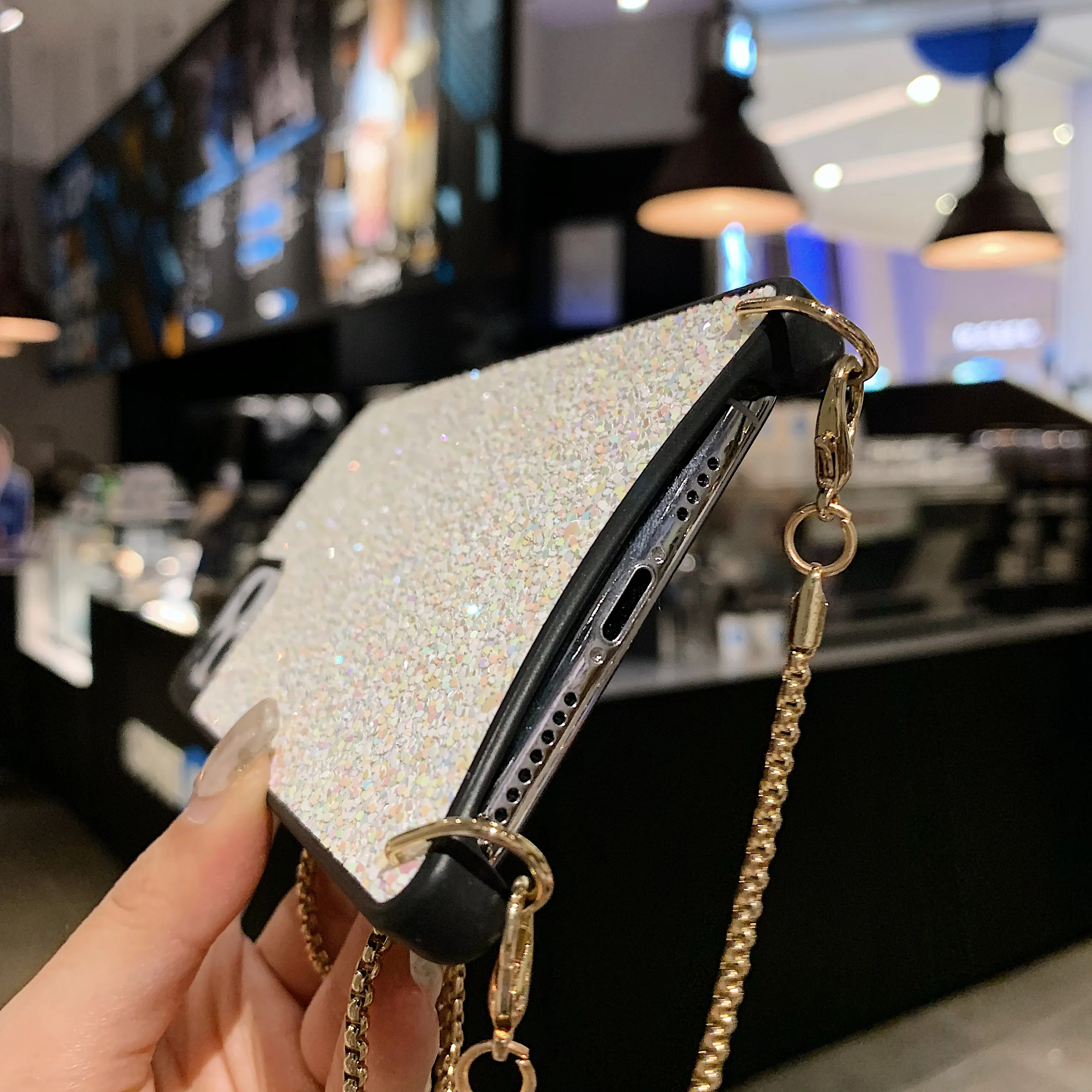 Для iphone 11 чехол s Bling 3D блестки Алмазный чехол для телефона для iphone XR XS Max 11 pro max Girl чехол Fundas с ремешком