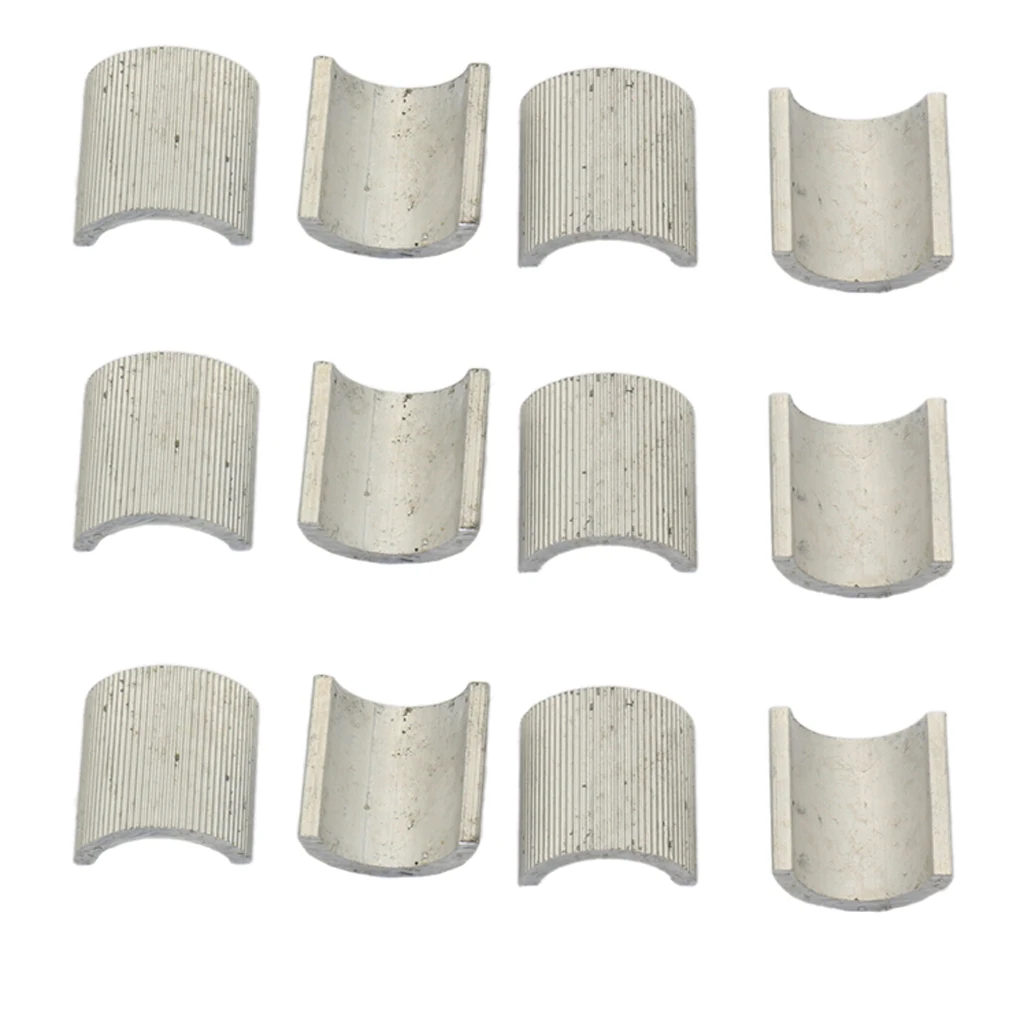 12 Pieces Motorcycle Handlebar Spacers Mounts Holder Shims 22mm to 25mm