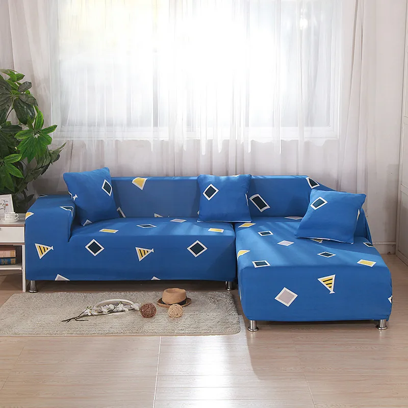Популярный шезлонг для гостиной, 1 шт., лидер продаж, геометрический эластичный чехол для дивана, высокое качество, чехол для дивана в форме L - Цвет: 15