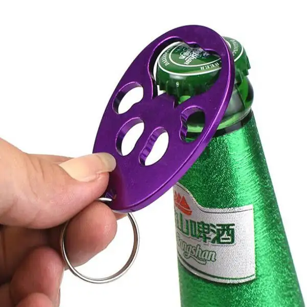 Kreatív Party Kellékek Mancs Nyomtatott Sörüveg Nyitó Olcsó Ömlesztett Alumínium Ötvözet Palack Nyitó Kulcstartó - Image 2