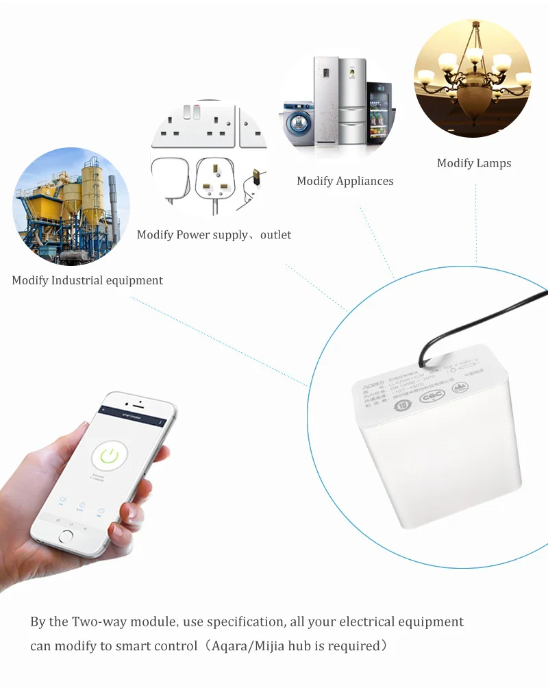 Original Smart Two-way Control Module Relay Switch Controller Zigbee Timer Chan