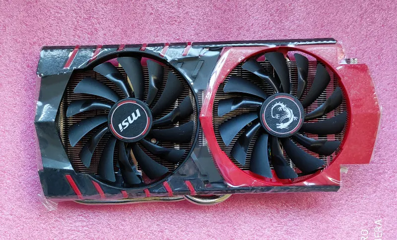 Новый оригинальный кулер для видеокарты MSI GTX970 GAMING 4G Edition с радиатором |