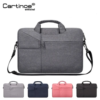 

Waterproof Laptop Bag 13.3,15.4 inch for Macbook Air 14/15/15.6 inch Notebook Bag for Macbook Pro 15 touch bar Sleeve with Belt