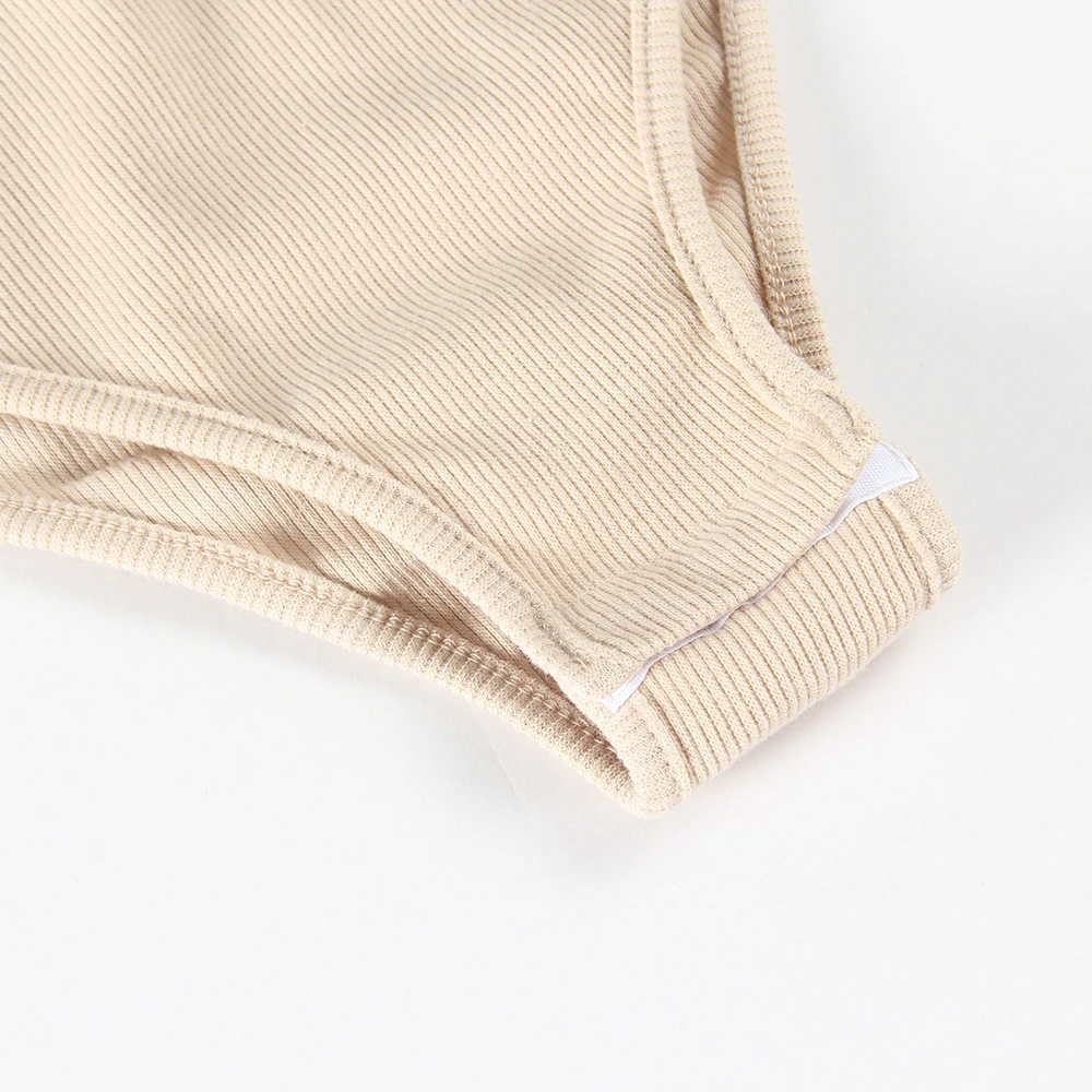 2020 Autumn Women Sexy V Neck Knitted Bodysuit Long Sleeve Buttons Rompers Casual One-pieces Bodysuit Club Party Outfits PL0446M