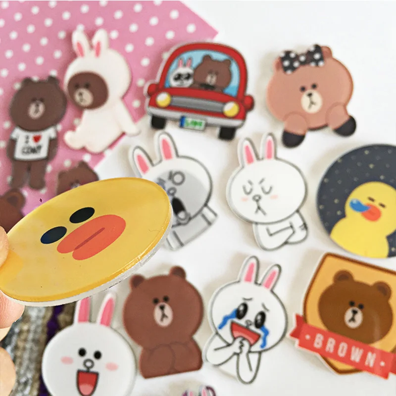 

5PC Cartoon Drinks Milk Egg Pizza Brooch Acrylic Pin Badges Icons on The Backpack Medal Decoration Badge for Clothing Support