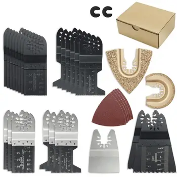 

Woodworking Precision Steel Saw Blade Oscillating Power Cutting Tools Multitool Wood Metal Quick Release Saw Blades Craftsman