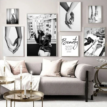 

Modern Black and white art Wall Art Canvas Painting Wall Pictures Baby Girl Boy Room Decor Home Decor Cuadros