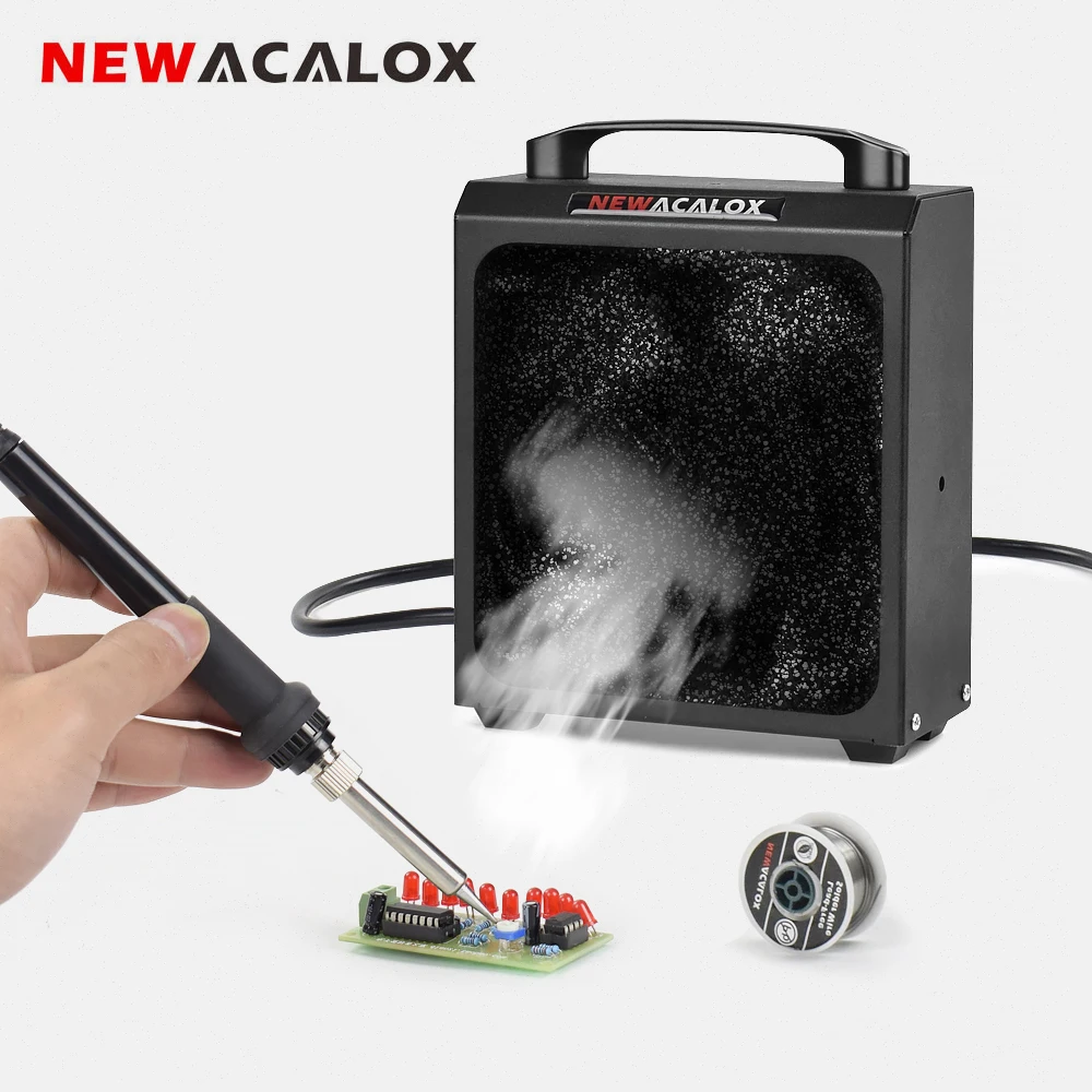 NEWACALOX Solder Smoke Absorber Remover Fume Extractor Smoke Prevention