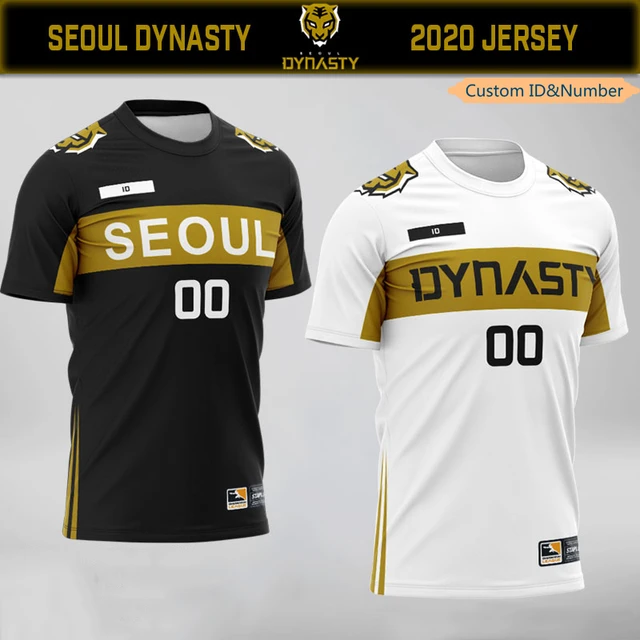 OWL E-sports Player Uniform Jersey Seoul Dynasty Team Tshirt Custom ID Fans  T Shirt Customize