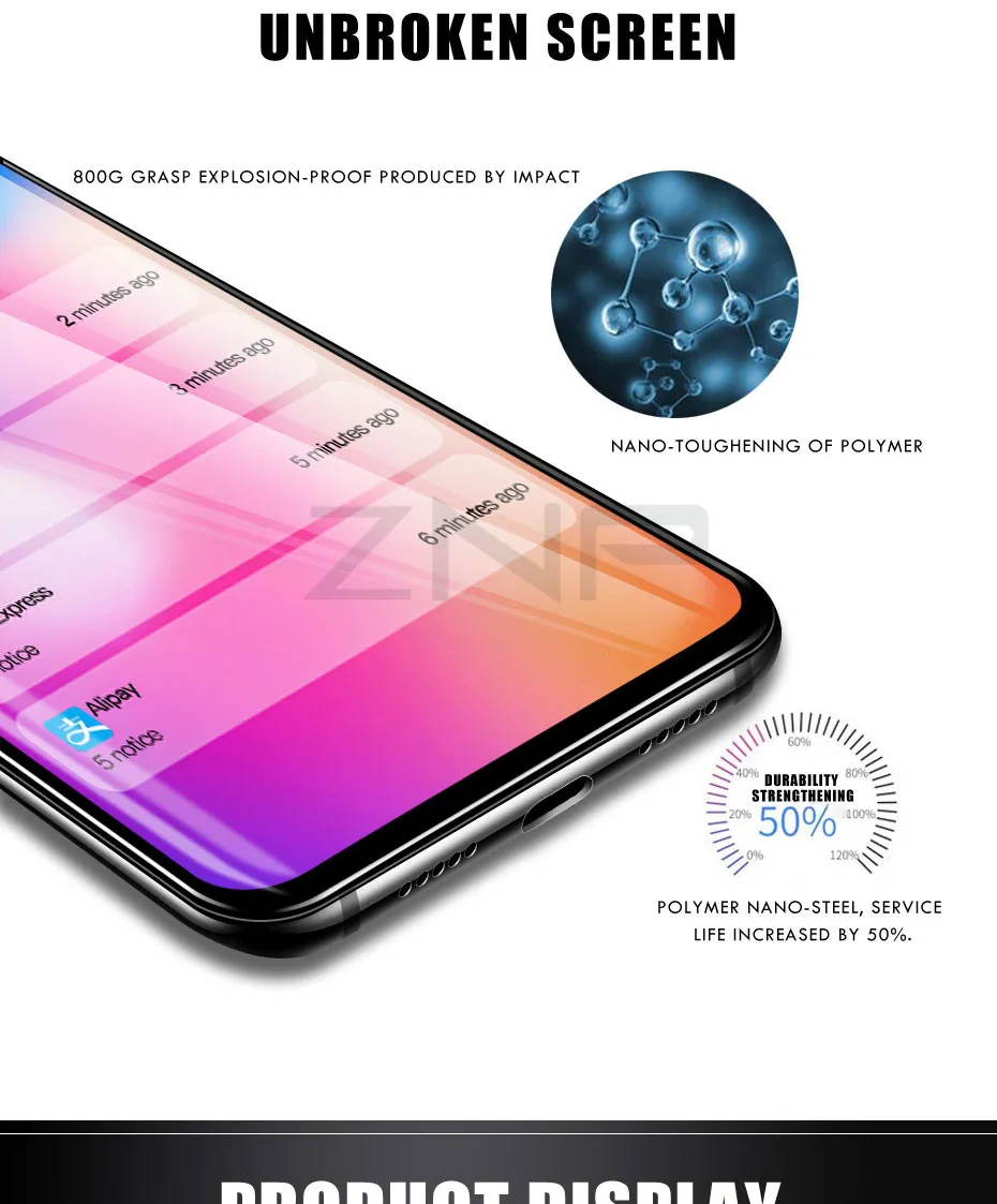 ZNP 1-3 шт, защитное закаленное стекло для Xiaomi Redmi Note 7 5 8 Pro 5 Plus, Защитное стекло для Redmi 6A 7A K20 Pro, пленка