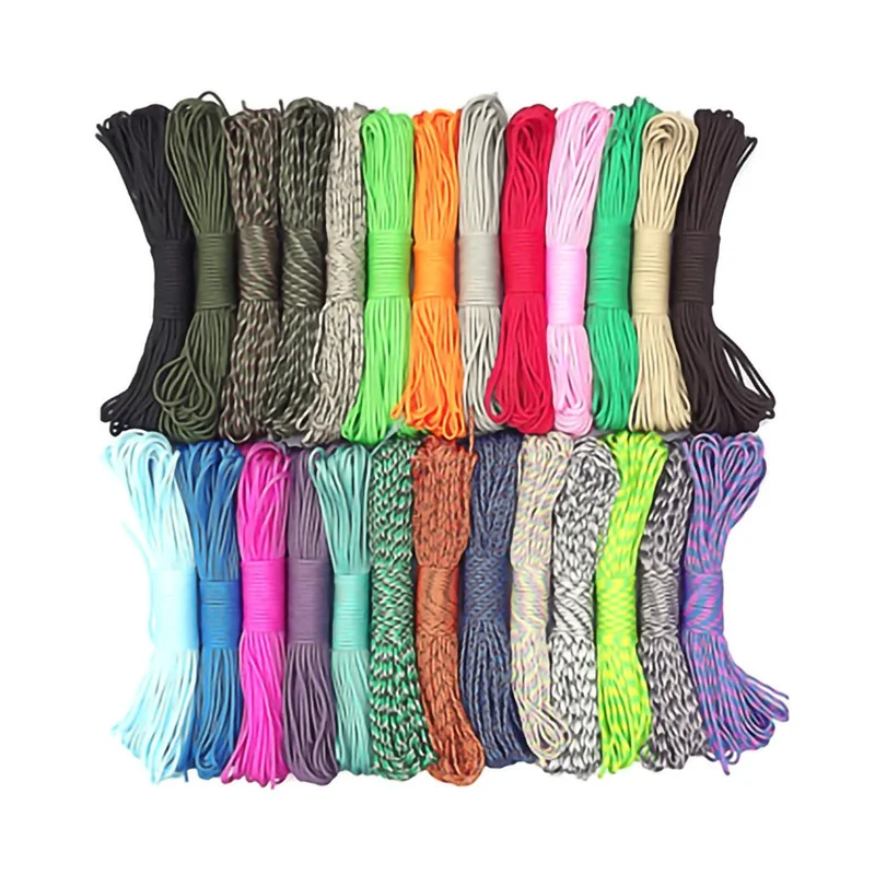 

Paracord rope 550 parachute cord rope specifications type 9 strands 31 m climbing Camping survival equipment climbing rope