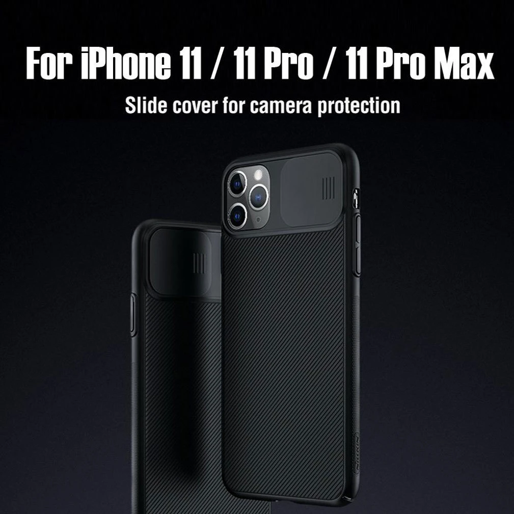 For iPhone 11 Pro Max Case NILLKIN CamShield Case protect camera PC