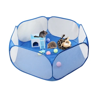 

Pet Playpen Portable Po Open Indoor / Outdoor Small Animal Cage Game Playground Fence for Hamster Chinchillas