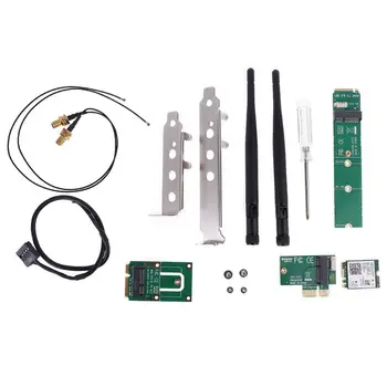 

AX200 Wireless Card with Kits NVME Mini Pcie PCIE Adapter 2974Mbps Bluetooth 5.0