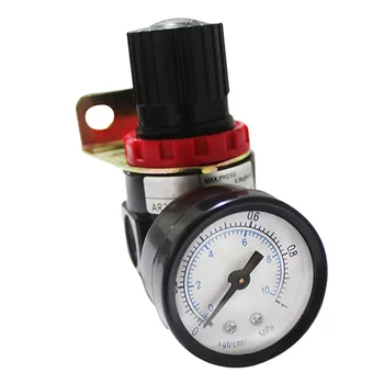 

AR2000 G1/4'' Regulator Valve Pressure Reducing Valve Air Control Compressor Pressure Relief Regulator Valve with Fitting