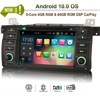 

7" DAB+ for BMW E46 M3 Rover 75 Car DVD Player 64G Android 10.0 Car Stereo DSP CarPlay & Auto GPS TPMS 4G