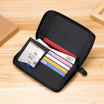 

Travel Storage Passport Cover Card Holder Purse Clutch Money Bag Multi-function Bag Phone Pouch Cash Wallet Coin Purse