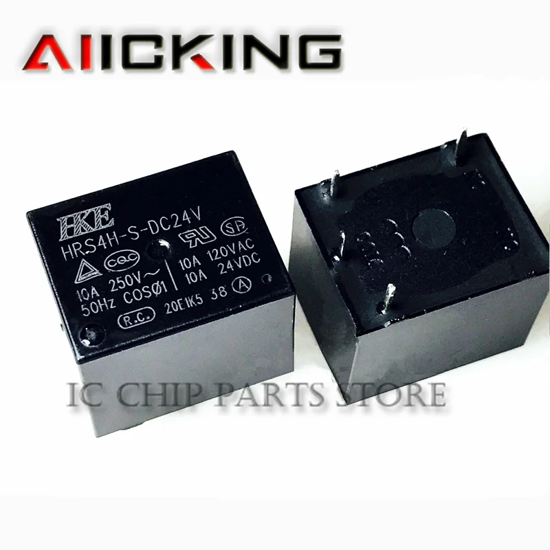 5pcs/lot HKE Auto relay CMA51H-S-DC24V-A 4PIN 24V T73/10A 100% new original relay in stock 5pcs lot hke auto relay hrs4h s dc12v c 5pin 12v t73 10a 100% new original relay in stock