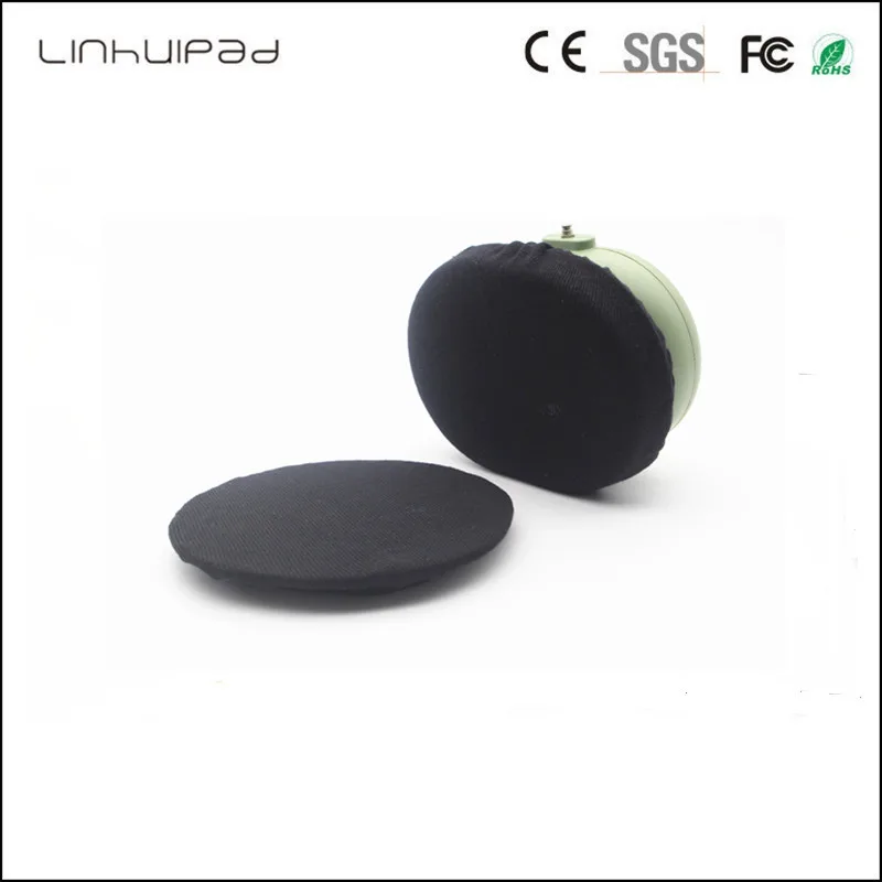 Linhuipad 1pairs 10CM Black Washable reuseable Sanitary Headphones Cover for David Clark headphones and All 10CM headphones