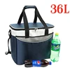 36L bolsa enfriadora de alta calidad para coche, paquete de hielo para picnic, bolsas refrigeradoras grandes de 3 colores, paquete de aislamiento térmico, refrigerador ► Foto 2/6