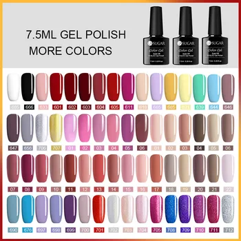 

UR SUGAR 7.5ml Nail Color Gel Polish Glitter Soak Off UV Gel Varnish Semi-permanent Matte Effect Enamel Gel varnish UV LED