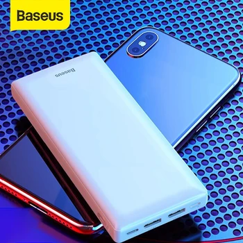 

Baseus Power Bank 20000mAh Fast Phone Charger External Mobile Battery For iPhone 11 XS Portable 20000mAh Powerbank For Xiaomi