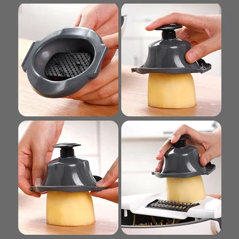 

High Rotating Vegetable Cutter Set Multi-function Cutter Vegetable Cutting Machine Kitchen Accessories LG66
