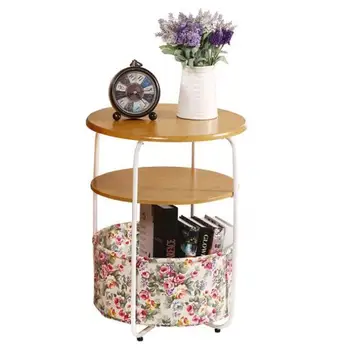 

Contracted The Sofa Side Table A Few Angle Muti_function Bedroom Of Small Tea Table Bedside Table Shelf Household Small Round Ta