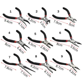 

Mini Round Flat Nose Jewelry Pliers Tools Equipment 13cm Long Needle Cutting Wire Pliers For Jewelry Making Handmade Accessories