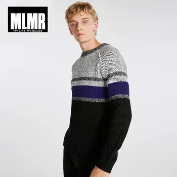 

Jack Jones winter color stripe turtleneck sweater|218425506