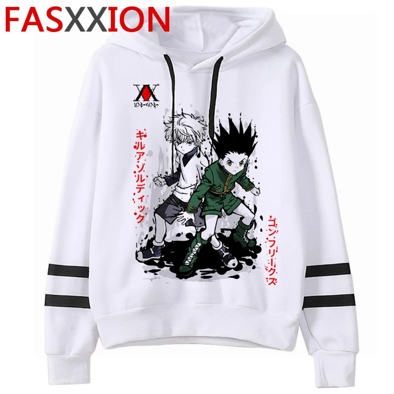 Худи Hunter X Killua мужское с японским аниме толстовка капюшоном смешная мультяшная