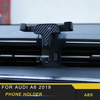 

For Audi A6 C8 2019 Car Phone Holder Air Vent Mount Stand Mobile Gravity Smartphone Cellphone Support