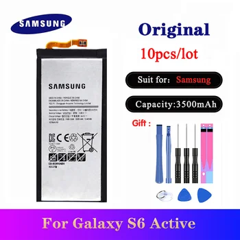 

10pcs/lot EB-BG890ABA Original Battery For Samsung Galaxy S6 Active SM-G890A SM-G870A Phone Batteria With Free Tools 3500mAh