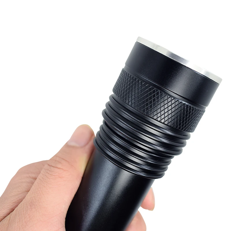 Super Bright Waterproof LED Scuba Flashlight Portable Underwater Hunting 2 Modes Diving Flashlights Outdoor Camping Torch Lamp