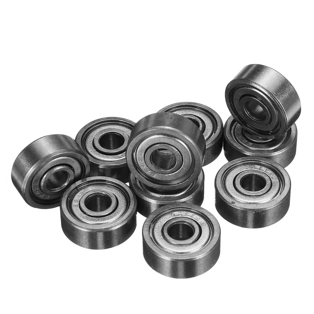 

10pcs 4x13x5mm Deep Groove Ball Bearings 624zz Miniature Double Shielded Ball Bearing