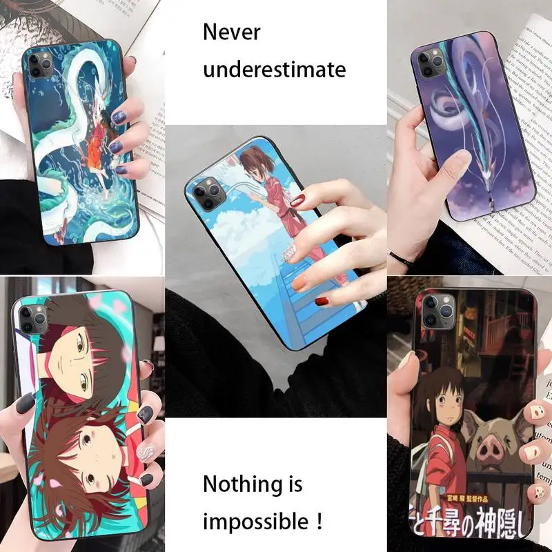 Унесенные призраками Роскошный чехол для телефона iphone XS 11 11Pro 5 5s SE 6 6s плюс 7 8 2020