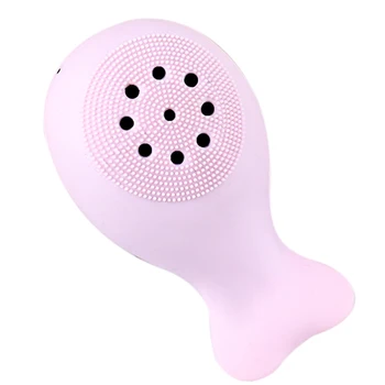 

Silicone Cleansing Brush Cleansing Pore Cleanser Exfoliating Cleanser Washing Brush Skincare Small Whale Model Pink