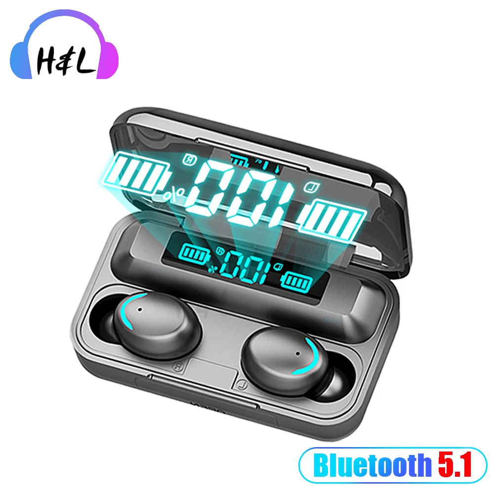 

Hot Sell F9 TWS Touch Wireless Bluetooth 5.0 In-Ear Noise Canceling Earphone LED Display Charging Box