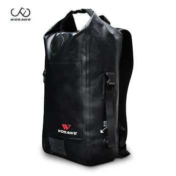 

WOSAWE Waterproof Dry Backpack 24L Swimming Bag Rafting Kayaking River Trekking Bag Floating Sailing Trekking Shoulder Bag