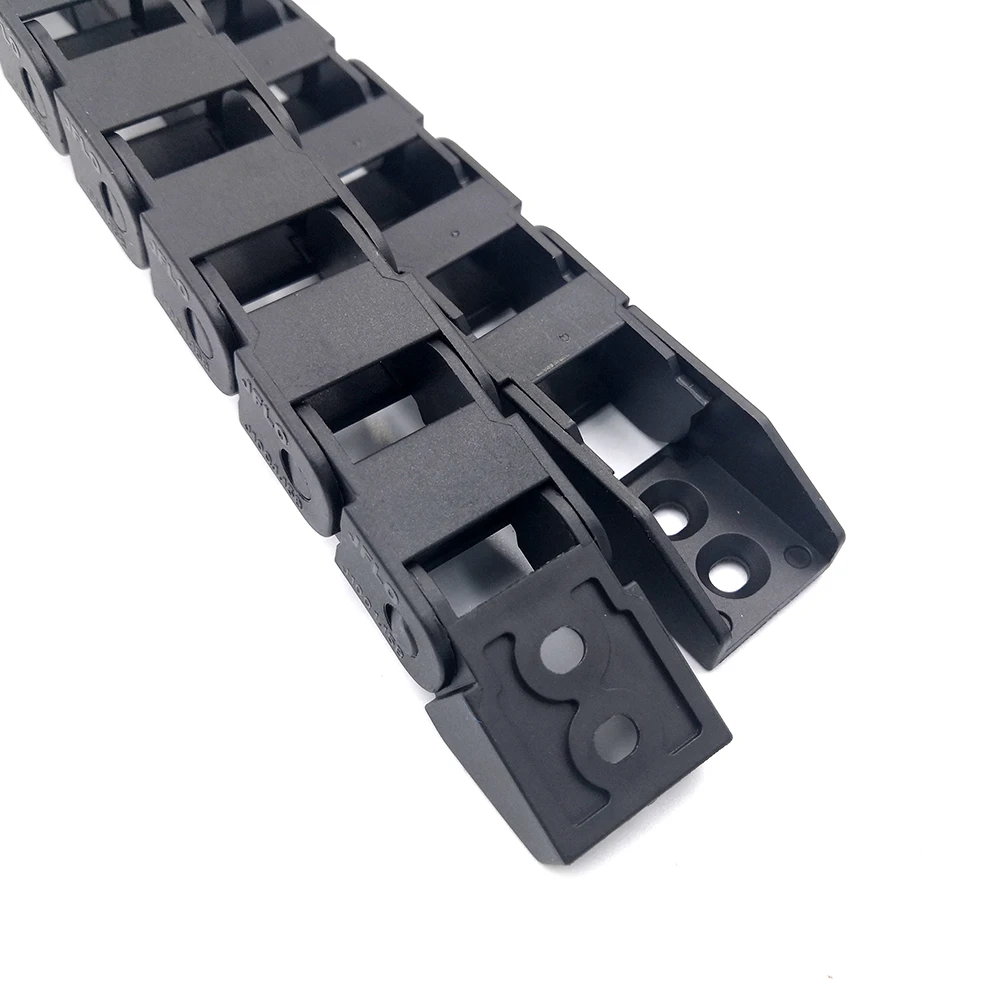 JFLO 1 Meter 10x15mm Towline Cable Wire Carrier Drag Chain For CNC Machine Tools Transmission Bridge Non Opening Hot