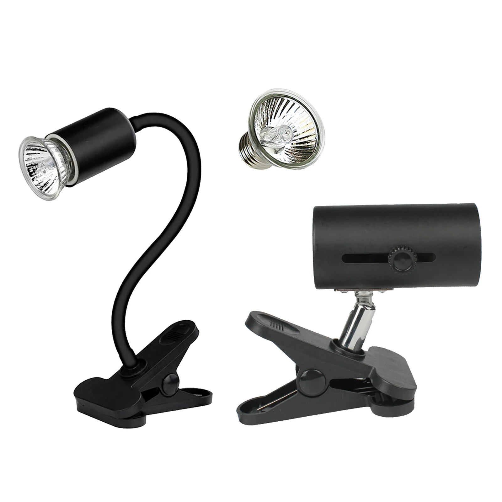 Pet reptil, Tortuga de UVA + UVB bombilla de la lámpara de calefacción titular luz Clip acuario para tortuga tortugas lagarto Base Clamp KIt