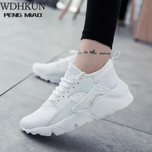 WDHKUN/Женская обувь; кроссовки; ультравысокие кроссовки; Zapatillas Deportivas Hombre; дышащая повседневная женская обувь для влюбленных; Sapato ST325